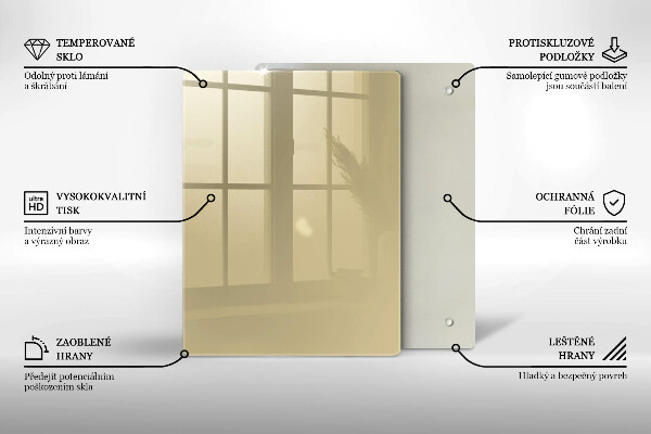 Protetor de placa de indução Cor bege