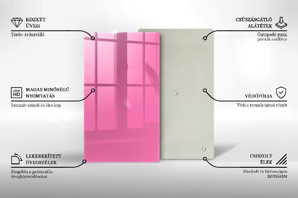 Proteção para placa de indução Cor rosa