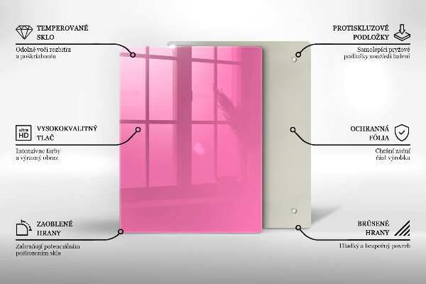 Proteção para placa de indução Cor rosa