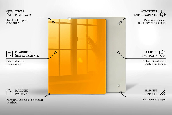 Protetor de placa de indução Cor amarelo escuro