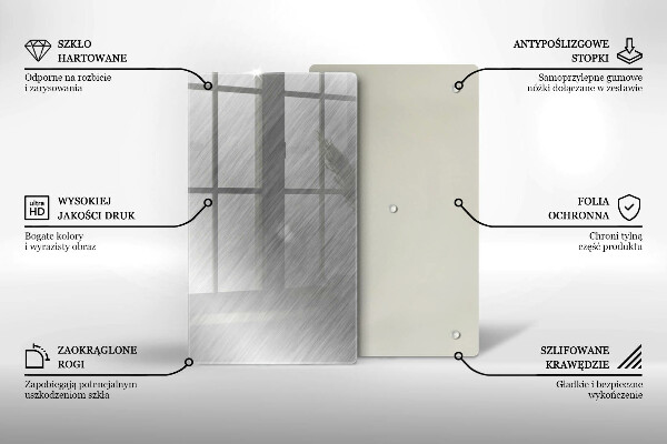 Protetor de placa de indução Fundo de textura metálica