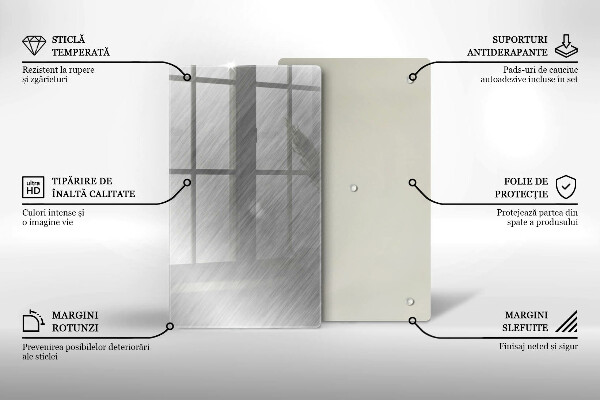 Protetor de placa de indução Fundo de textura metálica