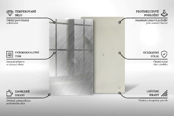 Protetor de placa de indução Fundo de textura metálica