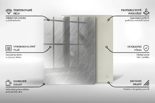 Protetor de placa de indução Fundo de textura metálica