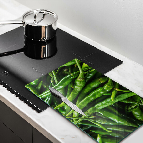 Proteção para placa de indução vagens de ervilha