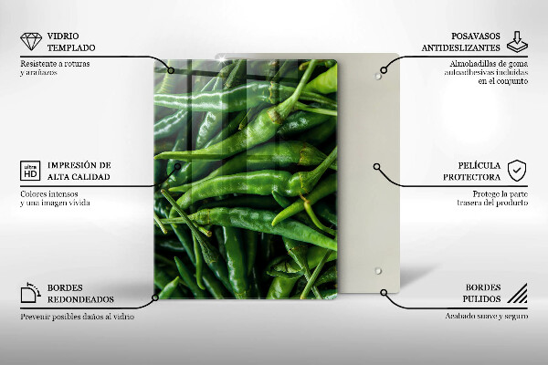 Proteção para placa de indução vagens de ervilha