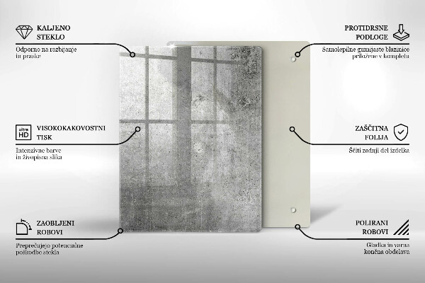 Protetor de bancada Textura de concreto