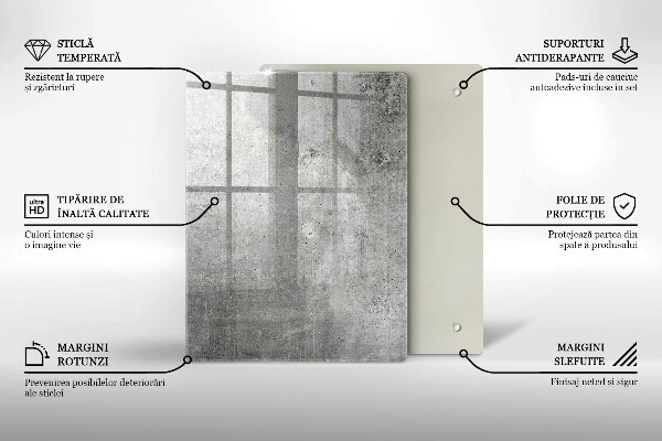 Protetor de bancada Textura de concreto