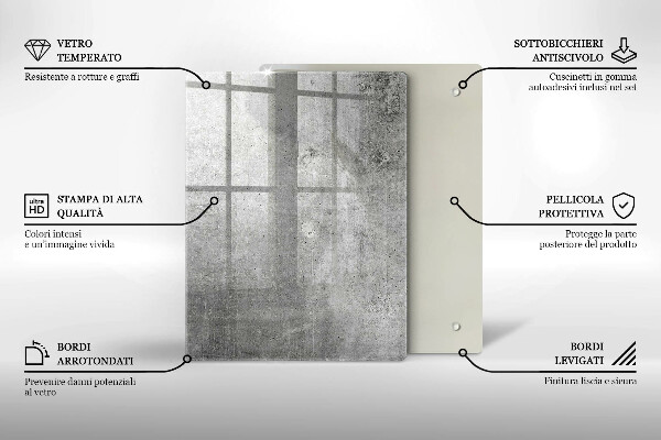 Protetor de bancada Textura de concreto