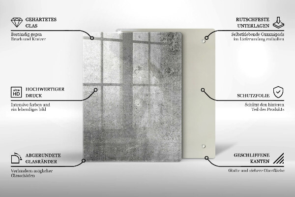Protetor de bancada Textura de concreto
