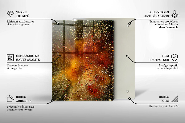 Protetor de placa de indução Especiarias coloridas