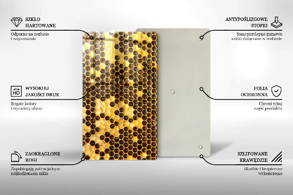 Protetor de bancada Favo de mel