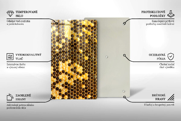 Protetor de bancada Favo de mel