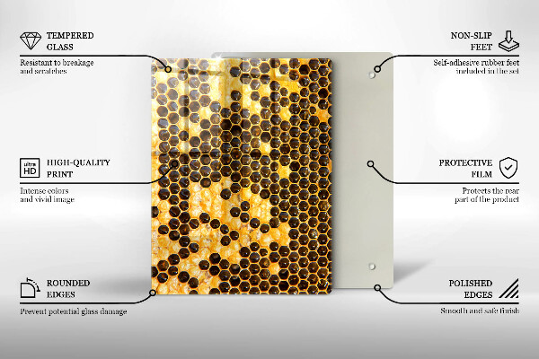 Protetor de bancada Favo de mel