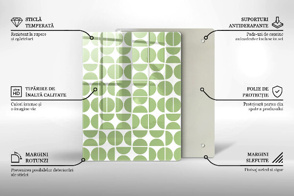 Proteção para placa de indução Padrão de formas boho