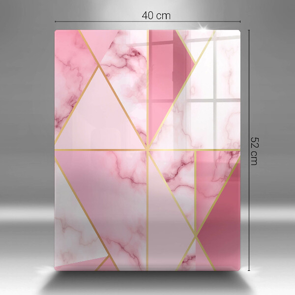 Protetor de bancada Mármore geométrico