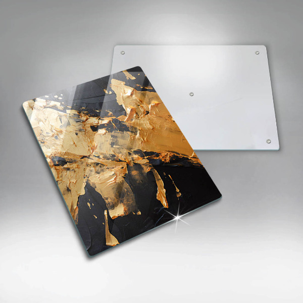 Proteção para placa de indução Textura de tinta elegante