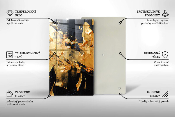 Proteção para placa de indução Textura de tinta elegante