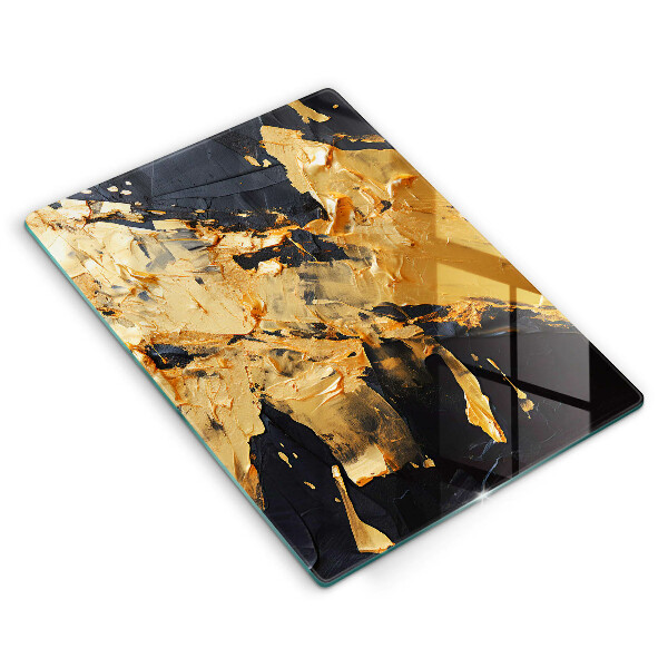 Proteção para placa de indução Textura de tinta elegante