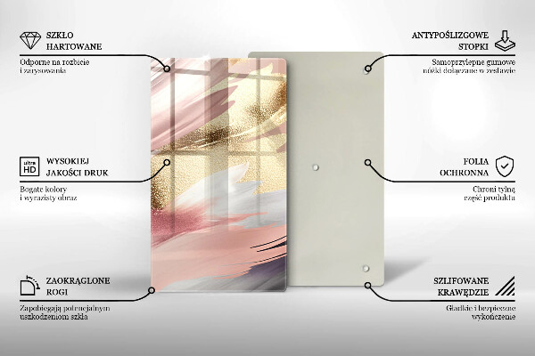 Protetor de placa de indução Manchas pastel