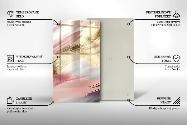 Protetor de placa de indução Manchas pastel