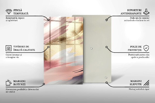 Protetor de placa de indução Manchas pastel