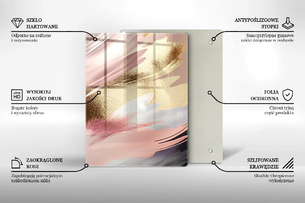 Protetor de placa de indução Manchas pastel