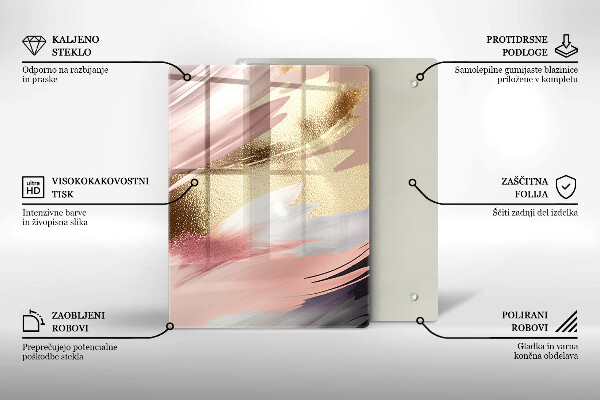 Protetor de placa de indução Manchas pastel