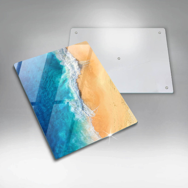 Protetor de bancada Praia e mar