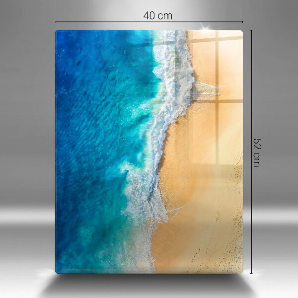 Protetor de bancada Praia e mar