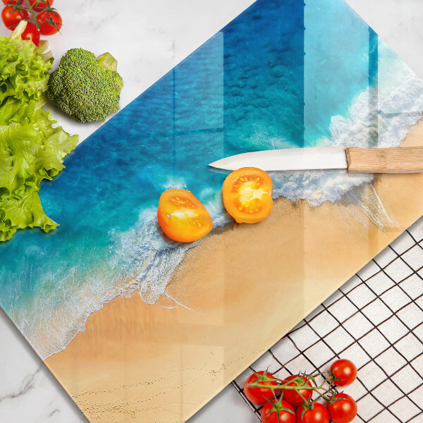 Protetor de bancada Praia e mar