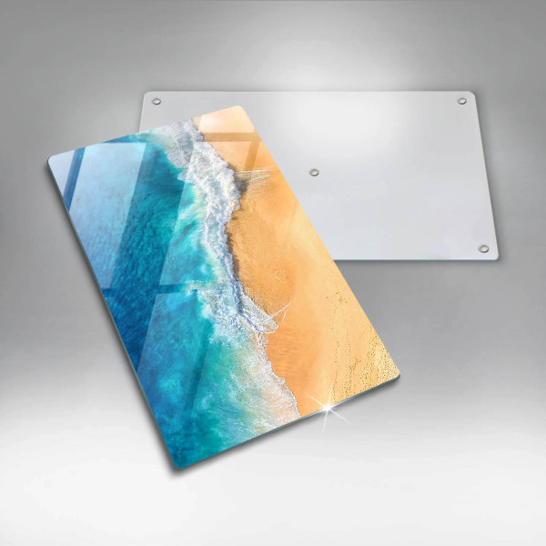 Protetor de bancada Praia e mar