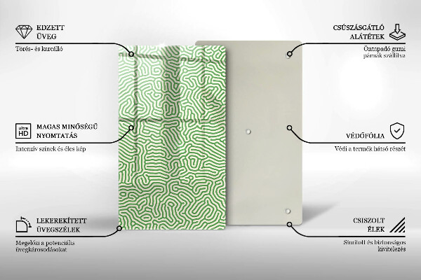 Protetor de bancada Linhas abstratas