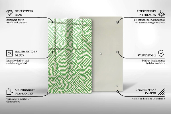 Protetor de bancada Linhas abstratas