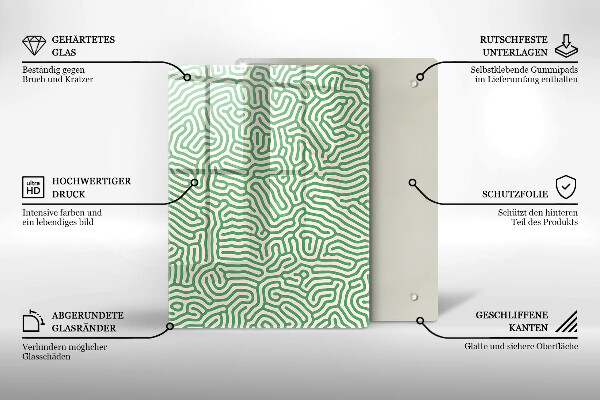 Protetor de bancada Linhas abstratas