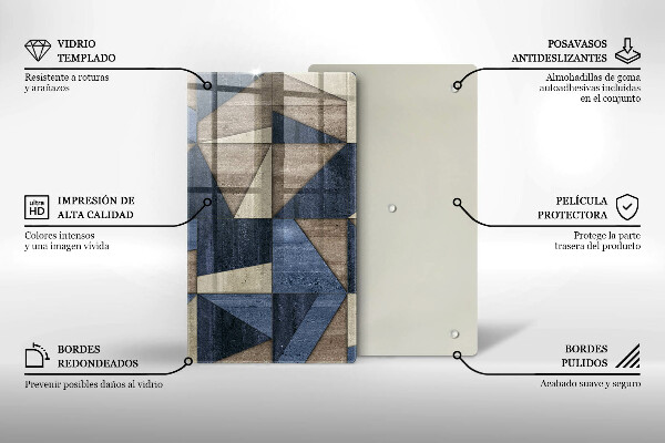 Proteção para placa de indução Abstração geométrica