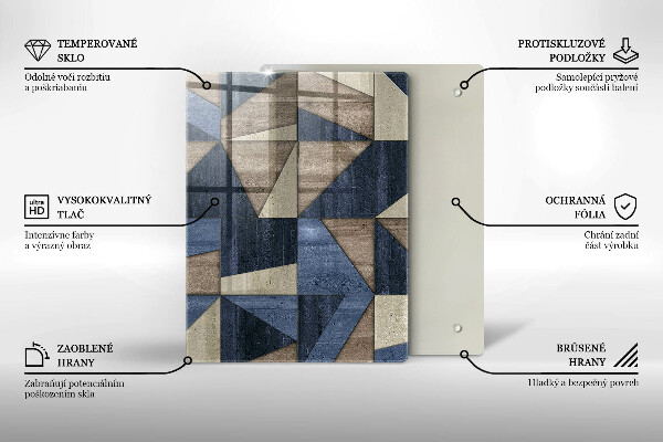 Proteção para placa de indução Abstração geométrica