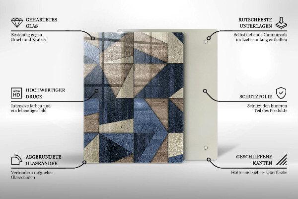 Proteção para placa de indução Abstração geométrica