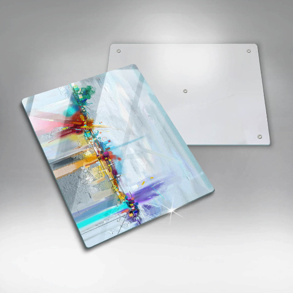 Protetor de bancada Abstração pintada