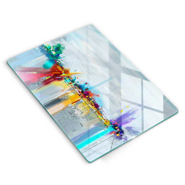 Protetor de bancada Abstração pintada