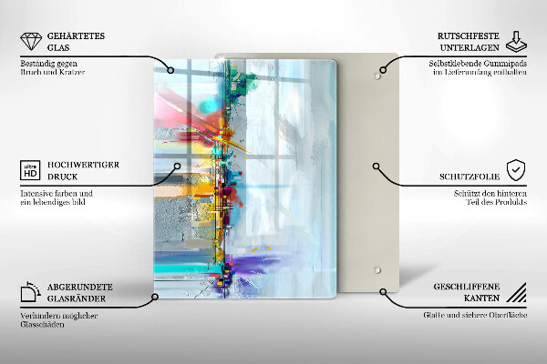 Protetor de bancada Abstração pintada