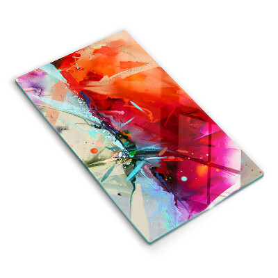 Proteção para placa de indução Abstração pintada