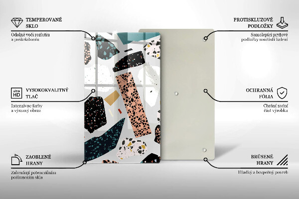 Protetor de placa de indução Pedra de porcelana