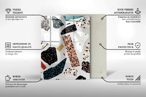 Protetor de placa de indução Pedra de porcelana