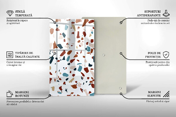 Protetor de placa de indução Pedra decorativa