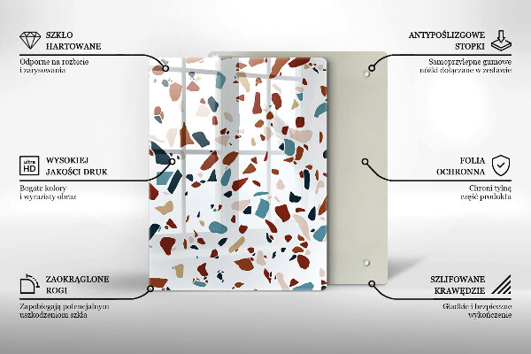 Protetor de placa de indução Pedra decorativa