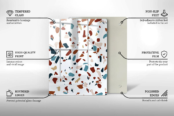 Protetor de placa de indução Pedra decorativa