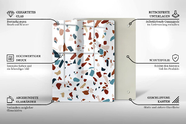 Protetor de placa de indução Pedra decorativa