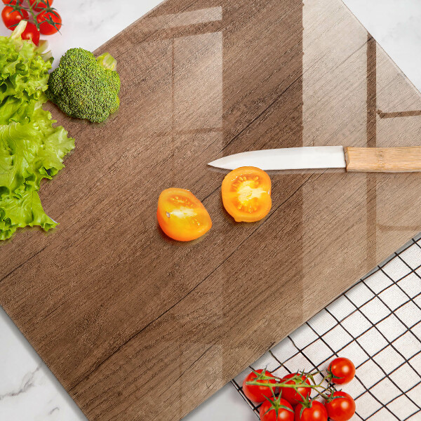 Protetor de placa de indução Textura de madeira