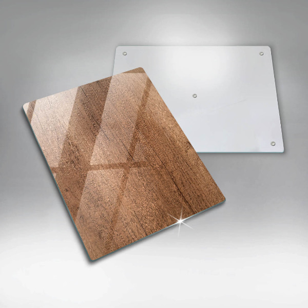 Protetor de placa de indução Textura de madeira